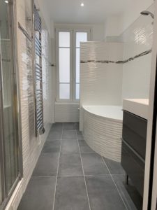 Chantier rénovation - salle de bain - CAROBOIS