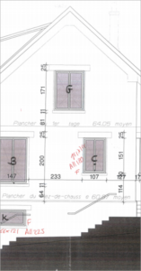 chantiers de renovation - visuel - plan de masse - escalier